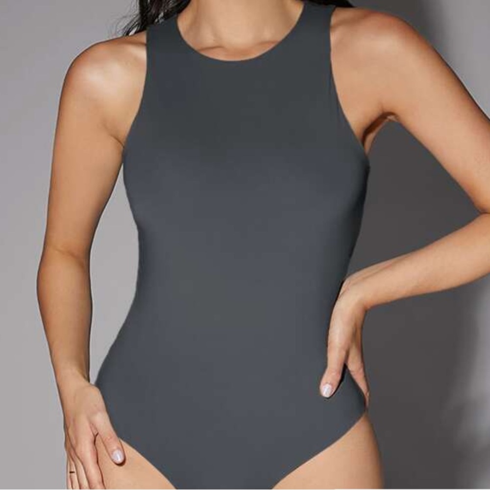 Shein Grey Bodysuit